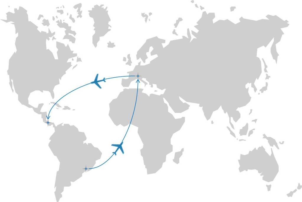 meine grobe Reiseroute