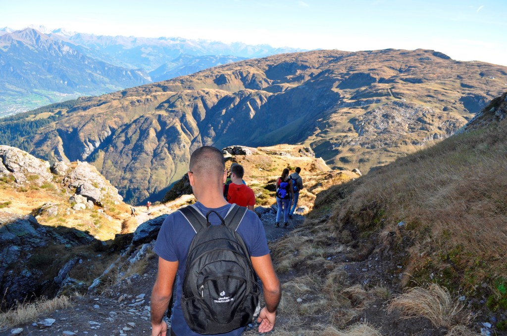 Abstieg zur Station Gaffia